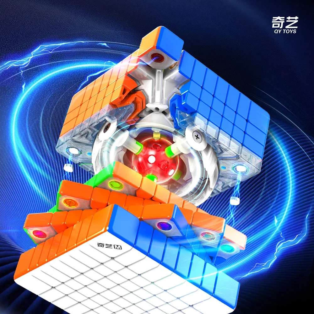 

[Picube] QiYi 8X8 ядра магнитная версия Speed Cube профессиональная головоломка без наклеек игрушка-головоломка Qiyi 8-слойные игрушки для снятия стресса