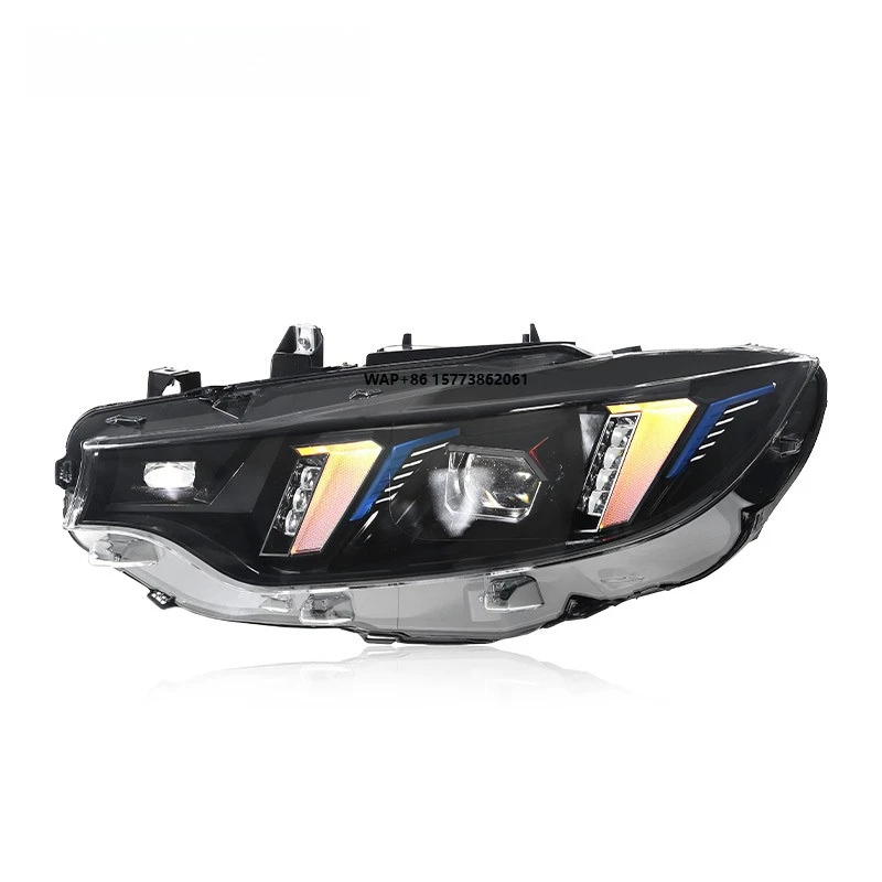 

1 Unit for 13-20 4 Series Headlight Assembly F32 Modified Fang Shaped LED Daytime Running Light Turn signal Lens