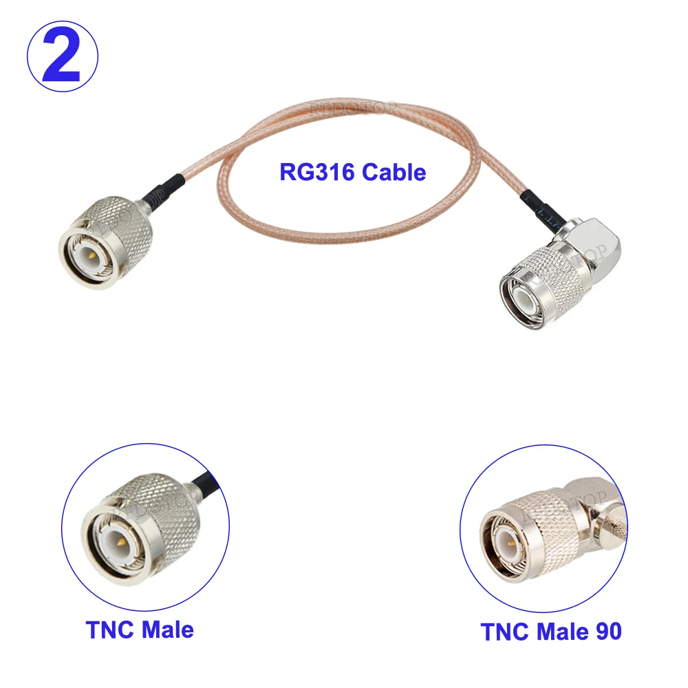 Рисунок 3 - TNC RG316 кабель RP-TNC/TNC штекер-TNC