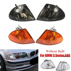 Yellow Headlight Corner Light Housing For BMW 3 Series E46 4 Door 1998-2001 Car Corner lamp bmw e46 2001 Signal Light Cover