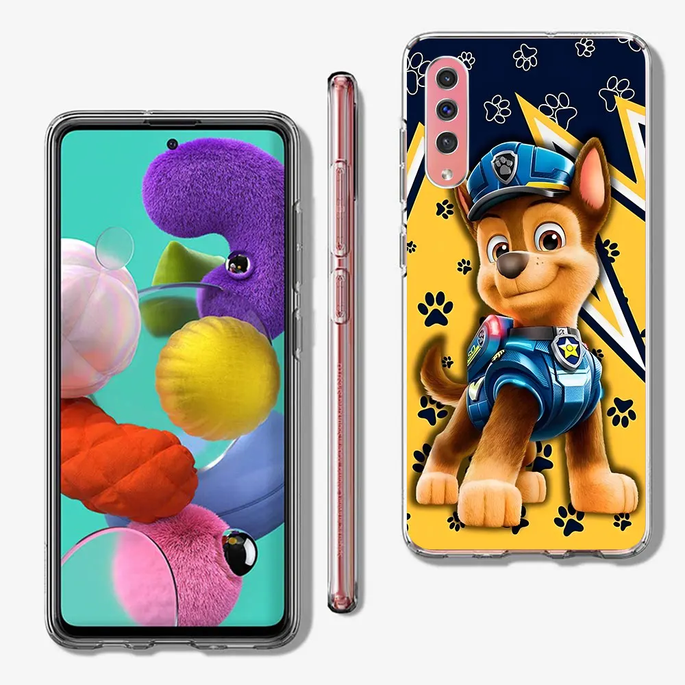 Paw Cartoon Dog Animal P-Patrol Case for Samsung Galaxy A30s A40 A70 A70s A10 A20e A50 A50s A6 A20 A30 A20s A10s TPU Phone Cover