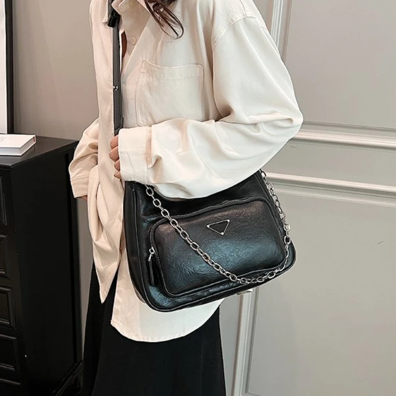 

Модная милая сумка через плечо - шикарные нишевые костюмы высокого класса для девочек, повседневная модная повседневная одежда в стиле ретро для девочек