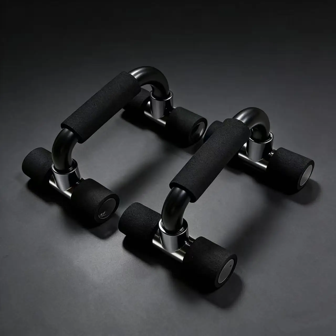 Ergonomic Foam Grip Pushup Stands, Portable Exercise Bar for Chest, Shoulders, and Core Muscles - Non-Slip, Lightweight, Durable