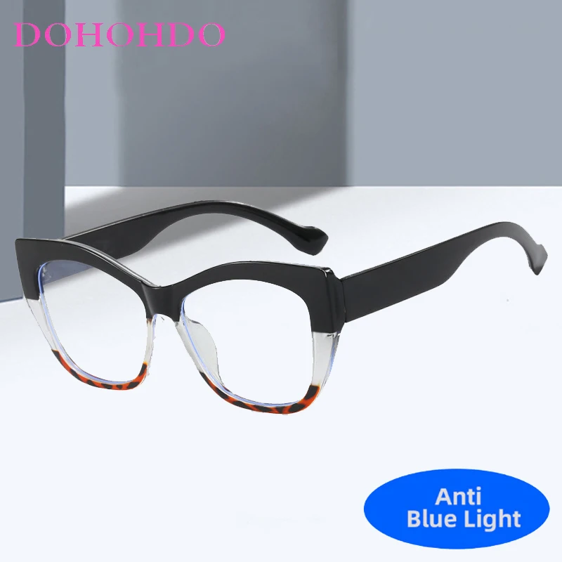 

Luxury Assorted Colors Big Cat Eye Anti-Blue Light Women Men Glasses Designer Brand Computer Reading Optical Eyewear Lentes Очки