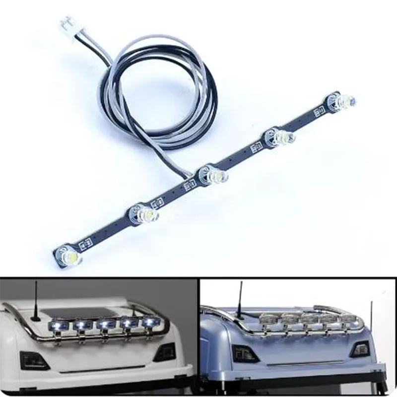 

Светодиодная плата PCB 5В для декоративной подсветки крыши, для радиоуправляемых моделей Tamiya 1/14: самосвал SCANIA 770S 6×4 56368, 8X4 56371. Автоаксессуары.