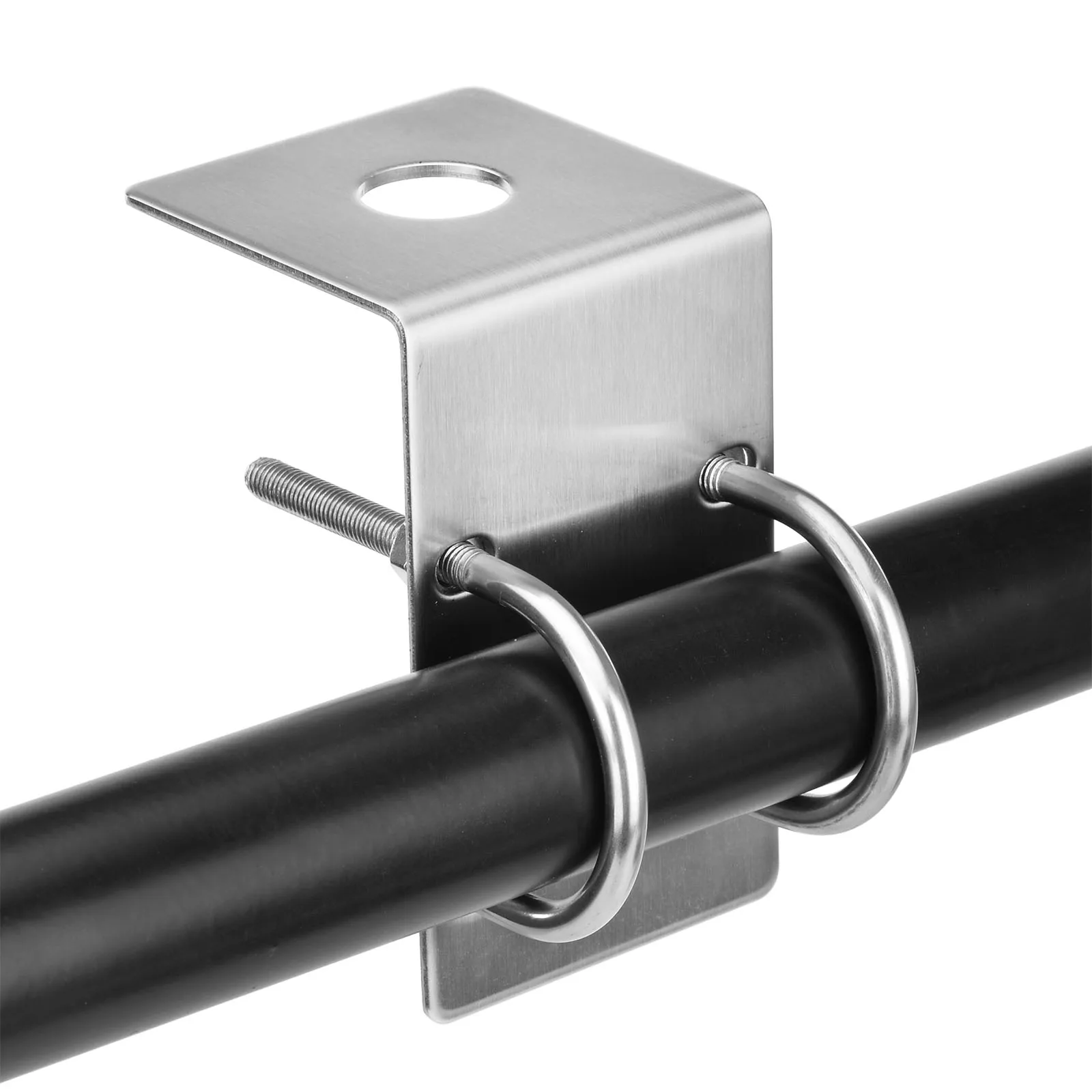 Uchwyt ze stali nierdzewnej Superbat z śrubą U do anten Ham UHF VHF CB Cellular 4G - mocny, trwały uchwyt montażowy