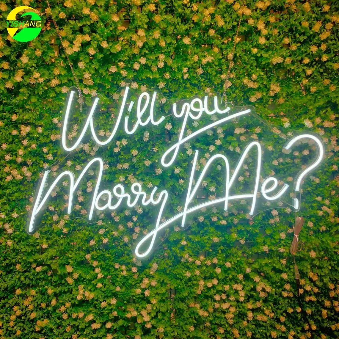 Will You Marry Me? Neon Signs Wedding Proposal Decor Valentine's Day Decoration Party Wall Reception Decor Custom