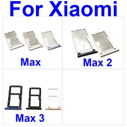 SIM Card Tray Holder For Xiaomi Mi Max 2 3 Sim &   Card Memory Reader Slot Adapter Replacement Parts