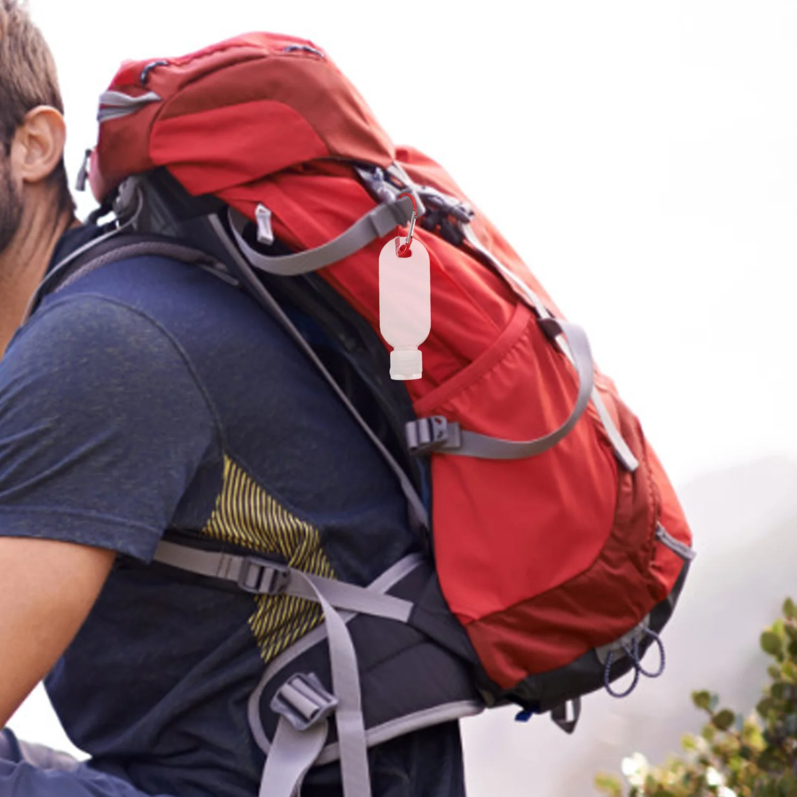 

10 set Refillable Travel Bottles Clear Portable Hand Bottle For Perfume Liquid Keychain Container Leak-Proof Empty