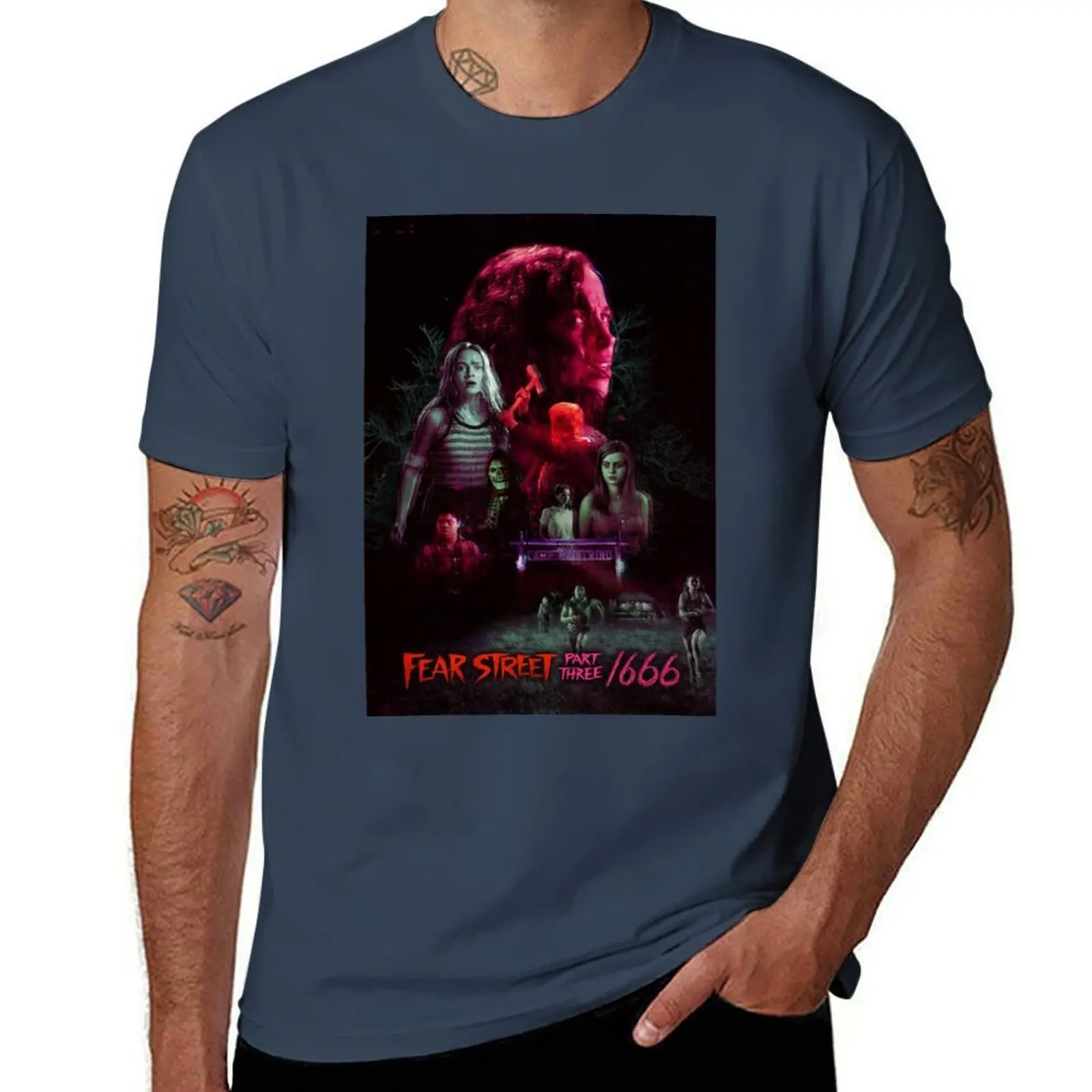 

Fear Street 3 poster T-Shirt No Iron Casual Short Sleeve Top