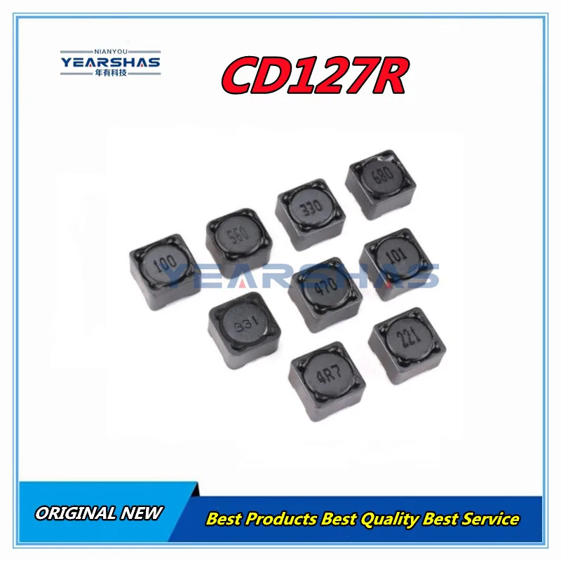 2*12*7mm  Power Inductance  CD127R  CD127 Shielded inductor SMD Inductor 2.2/3.3/4.7/6.8/10/15/22/33/47/68/100/150/220/330-680UH