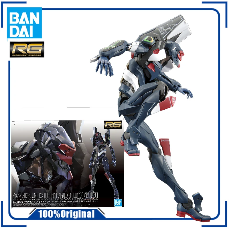 

Stock BANDAI Original GUNDAM RG EVA SERIES EVA 3 MACHINE Assembled Animated Character Models Of High Quality Collection