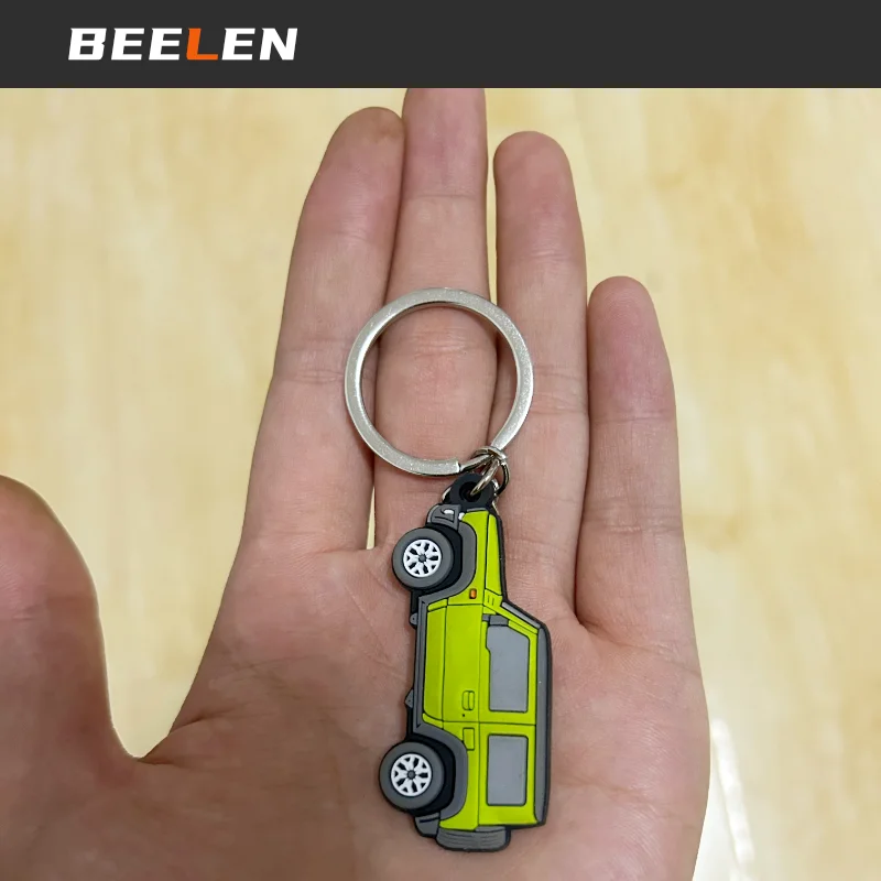 Rubber material Keychain Key Ring Key Chain Keyring Life Style For 2018 2019 2020 Suzuki Jimny JB64 Sierra JB74w Accessories