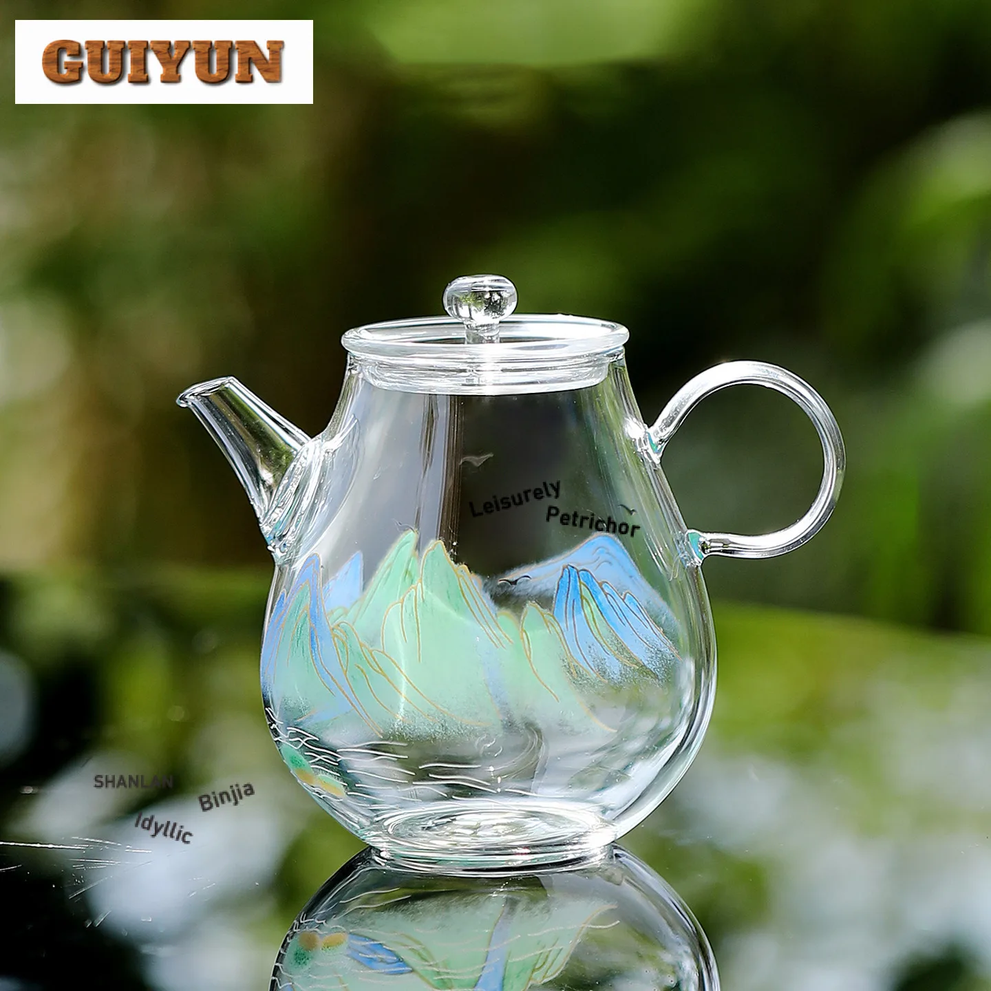 

245ml Glass Teapot Handmade Tea Infuser Pot Household Tea Making Kettle With Strainer Oolong Tea Tea Ceremony Ornaments Craft