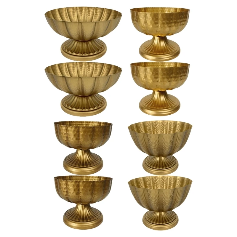 

2 шт. декоративные железные вазы для цветов для столов, винтажный дизайн компота, Прямая поставка