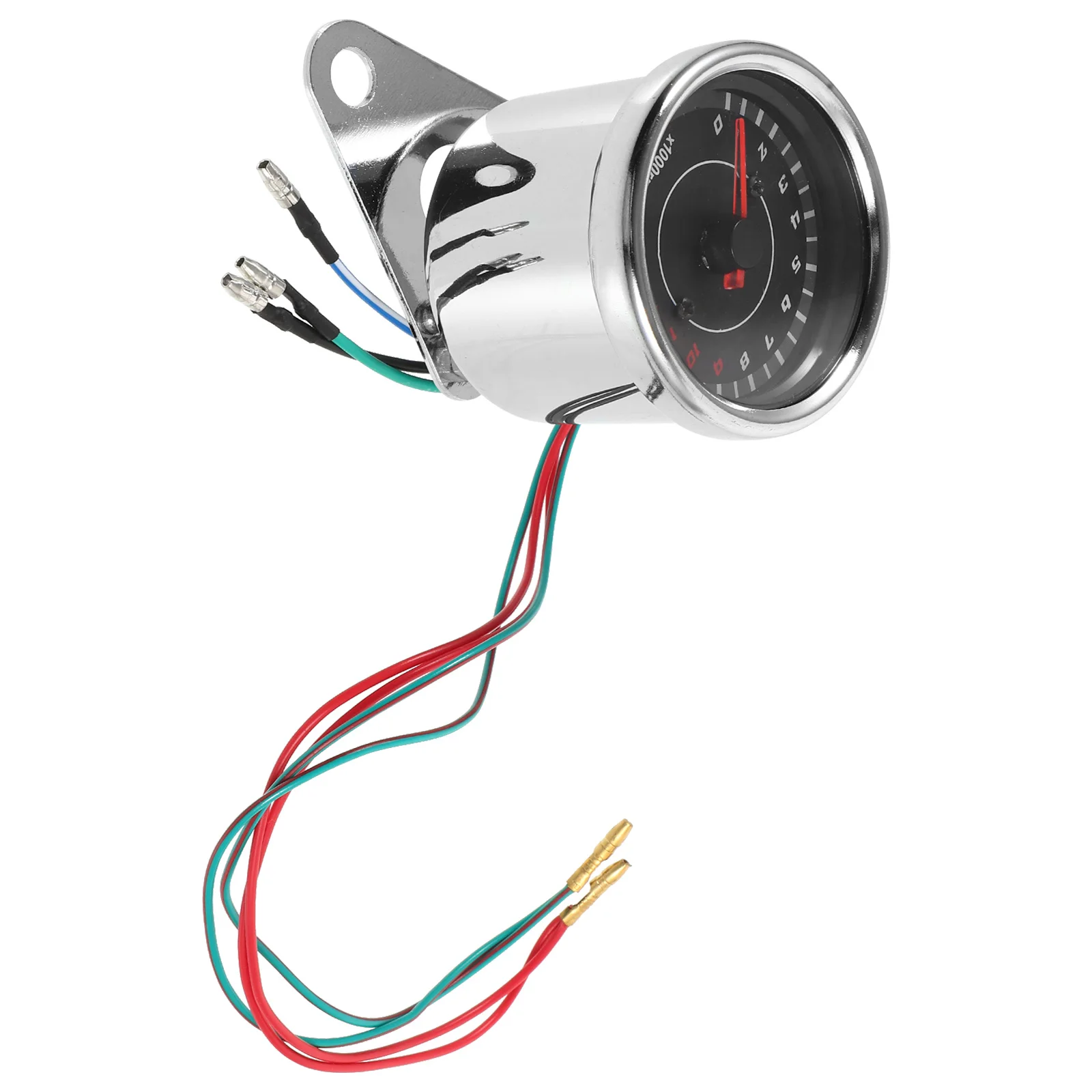 

Motorcycle Speedometer Compact Vintage Style Clear Display Durable Easy Install Motorcycle Tachometer Motorbike Speedometer