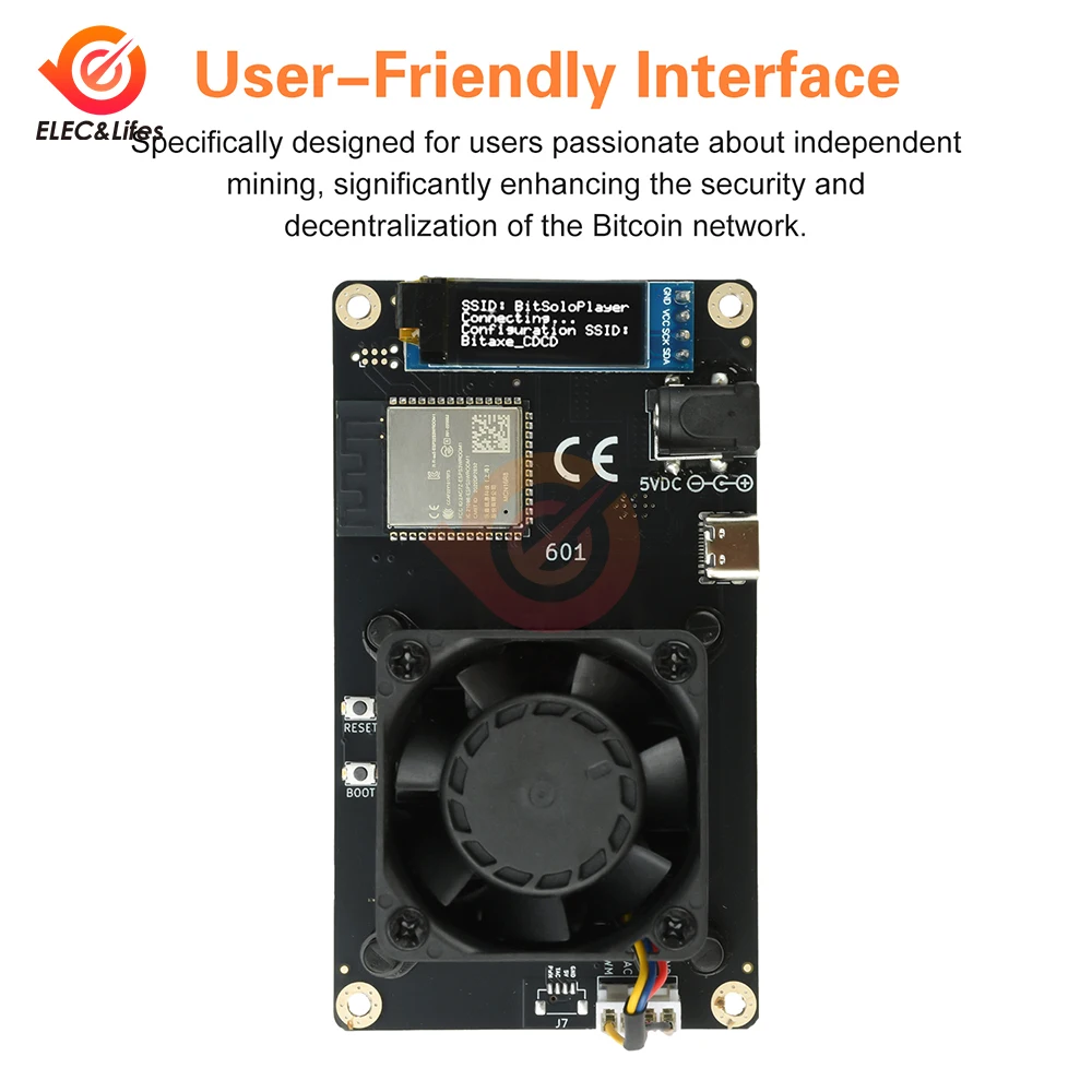 For HelTec Bitaxe Gamma 601 ESP32-S3 Development Board With 0.96