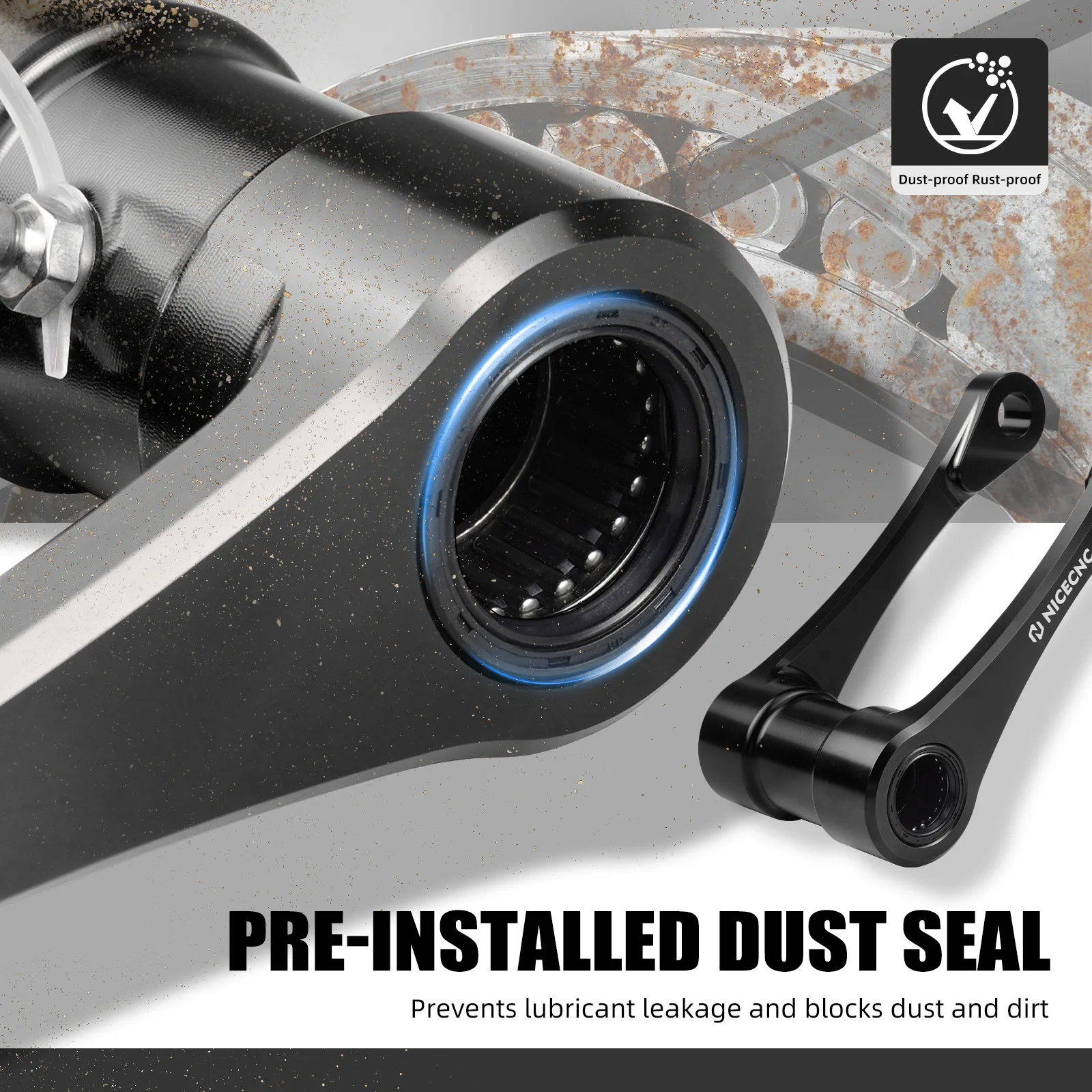 NICECNC untuk Stark Varg MX Stark Varg EX Sepeda Motor Trail Listrik 2024 2025 1 "Tautan Penurun Suspensi Belakang