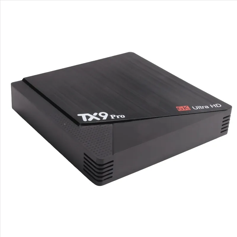 

For TX9 Pro Android 10.0 Set Top Box 6K HD Dual Band 2.4G 5.8G WiFi Media Player AIIwinner H313 Smart TV Box EU Plug