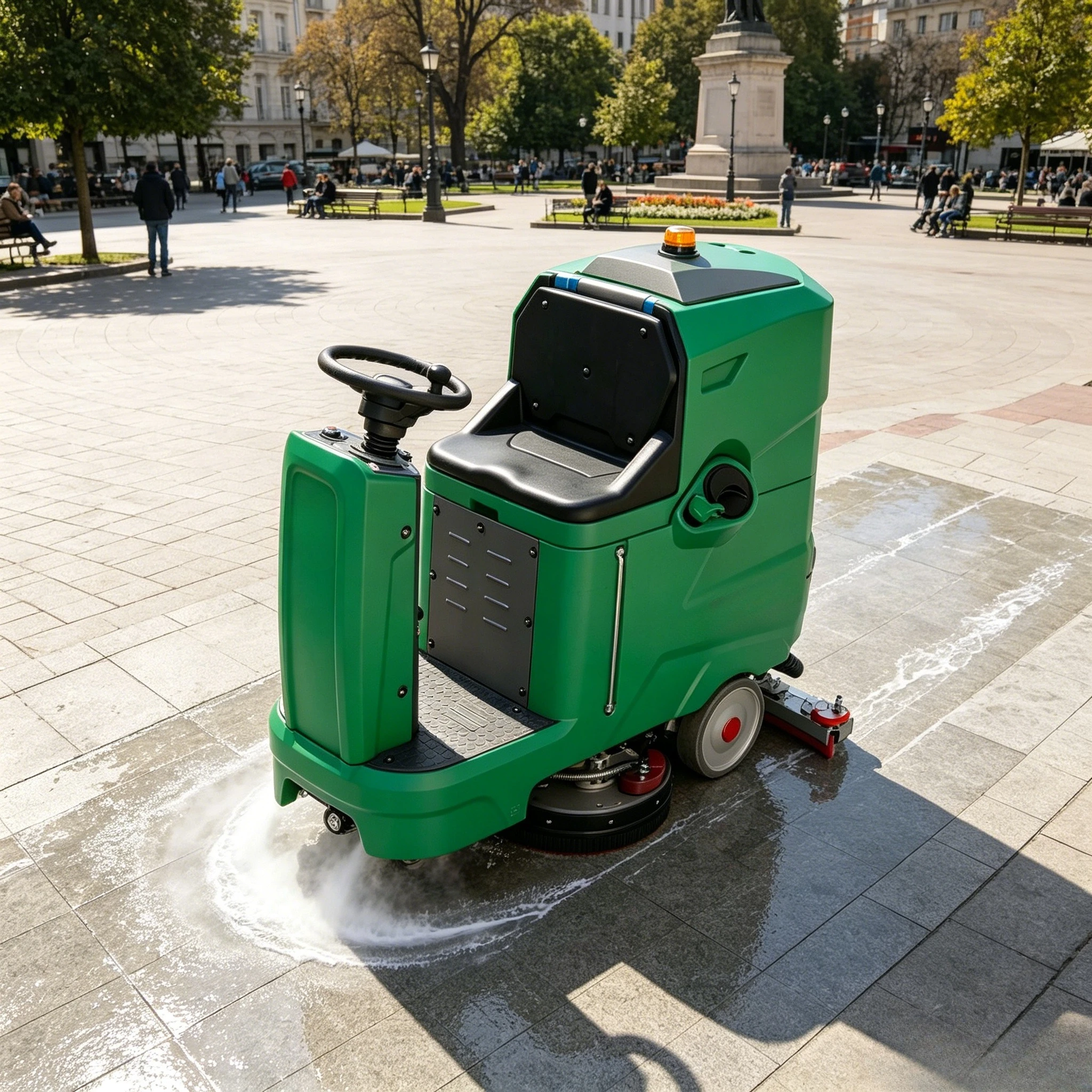 Ride On Floor Scrubber 20 Inch - Ride On Floor Scrubber for School