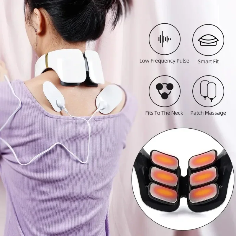 EMS Cervical Massager Charging Therapy Device Neck Protection Device Neck Shoulder and Neck Intelligent Cervical Instrument