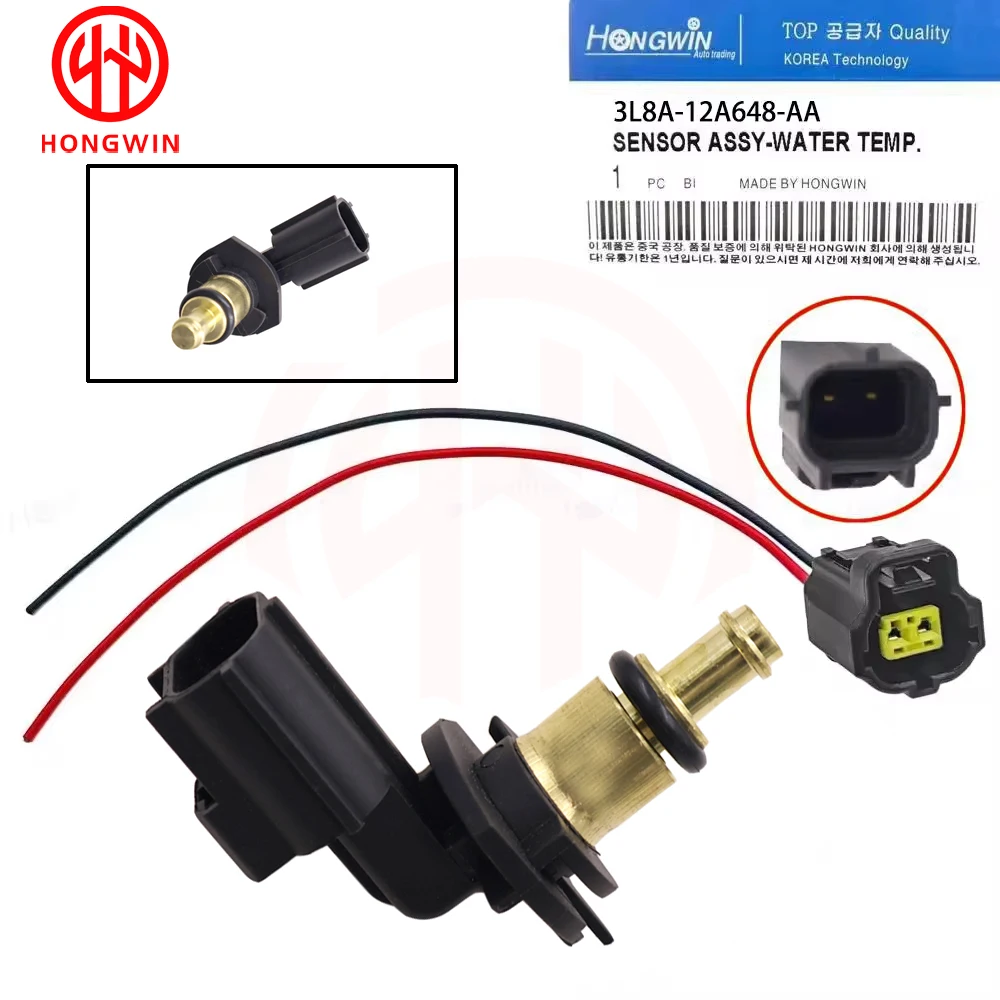 1/2 pcs Coolant Water Temperature Sensor 3L8A-12A648-AA For Ford Fusion 3.0L V6 2006-2011 Ford Mercury Milan 3.0L V6 2006-2011