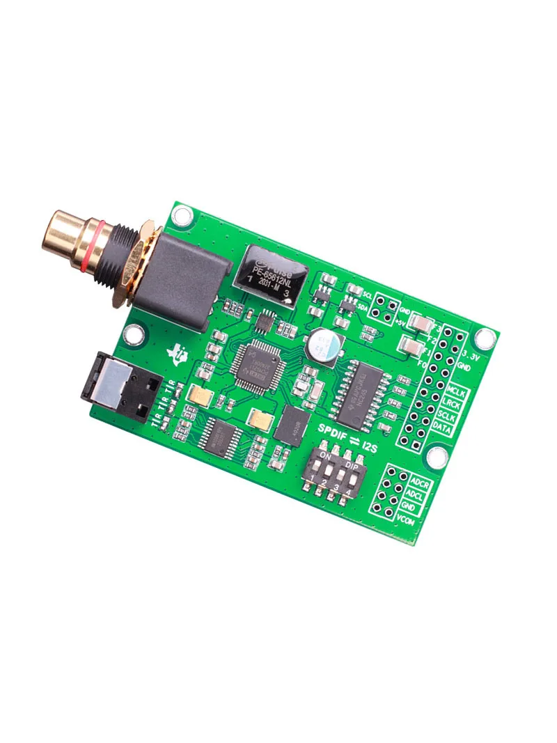 I2S IIS Optical Coaxial  Analog Audio  Signal Processing Conversion Switch Board for Amanero Italian USB Digital Interface