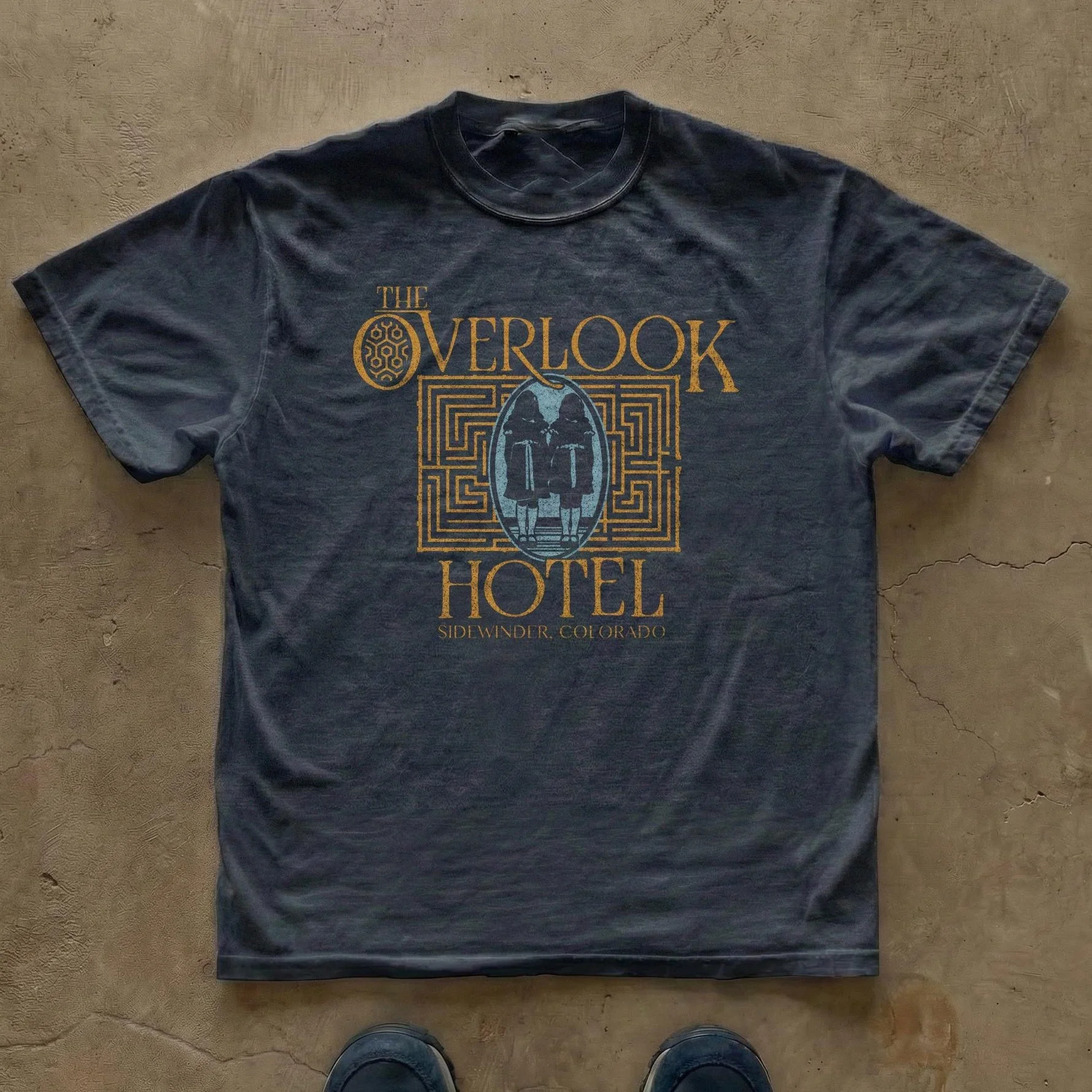 The Shining The Overlook Hotel Vintage Graphic T-Shirt Cotton Men Women Streetwear Tee