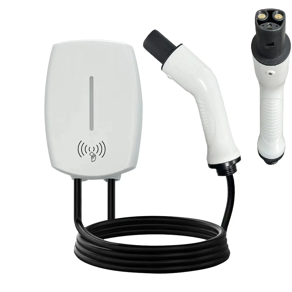7kW EV Car Charger Electric Vehicle Charging Station App Car Electric Charger Wall Box With Power Cable For  Id4 BYD
