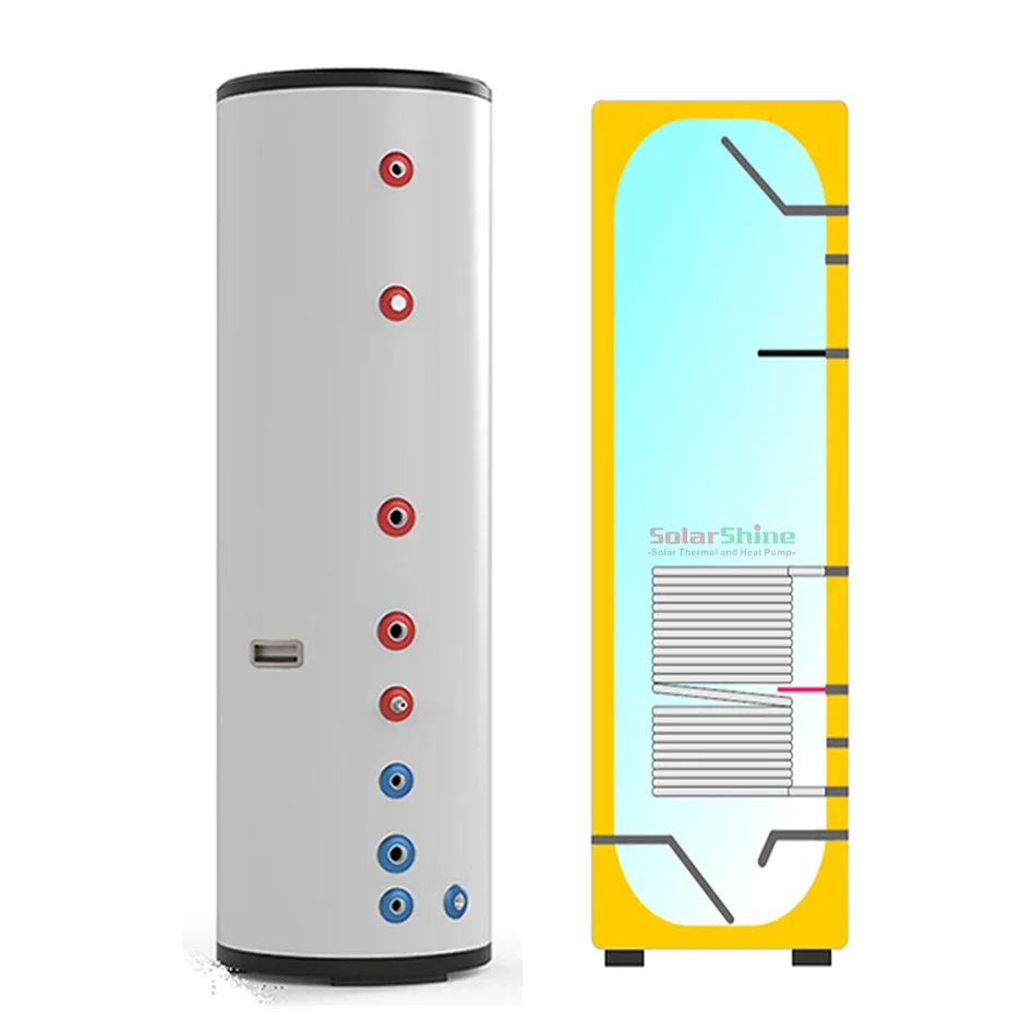 

Hot Water Boiler Cylinders Heating Cooling Heatpump Buffer Tank Manufacturer200L 300l 2000L