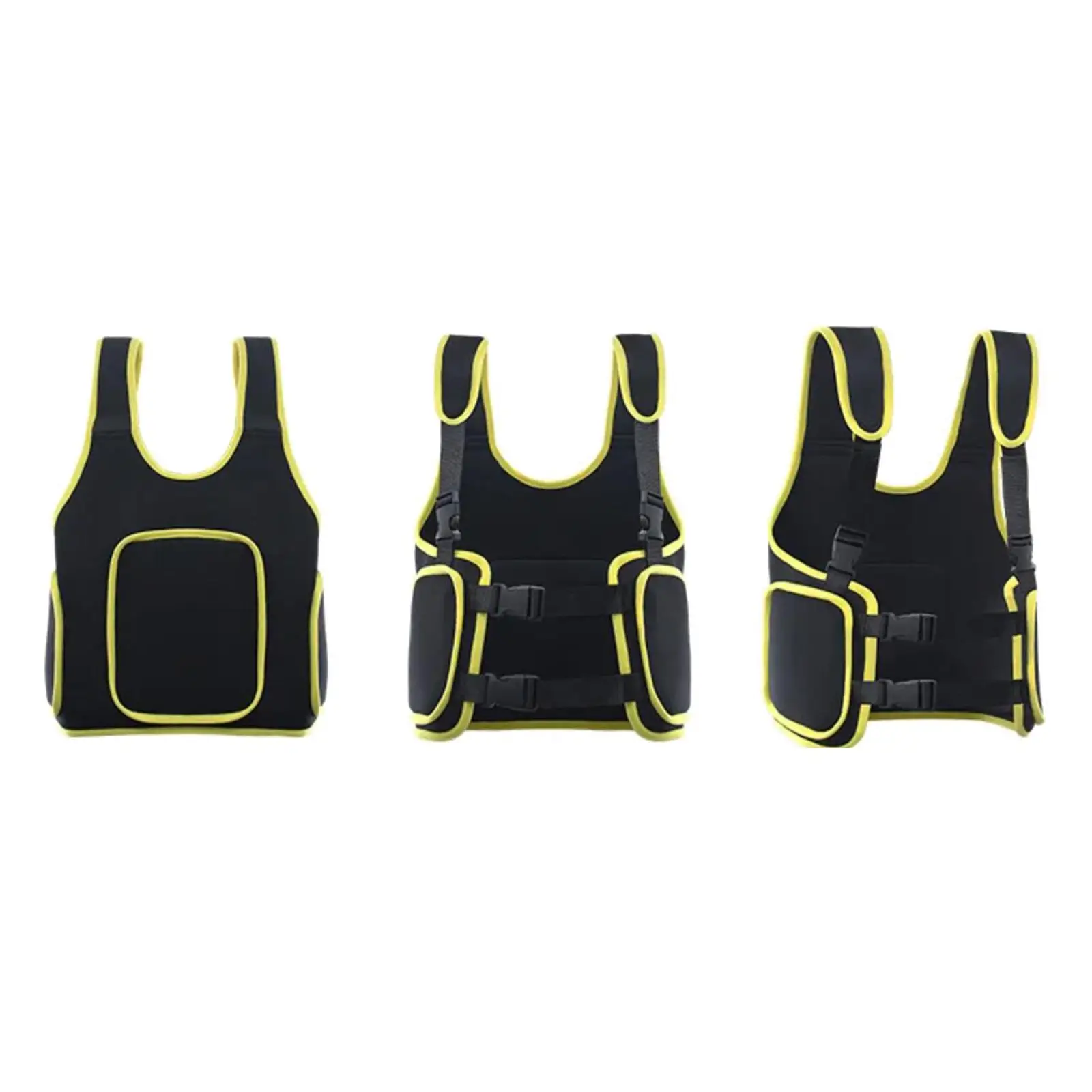 

Kids Chest Protector Vest Adjustable Straps Comfortable Karting Rib Protector Vest for Motorsport Practice Practice