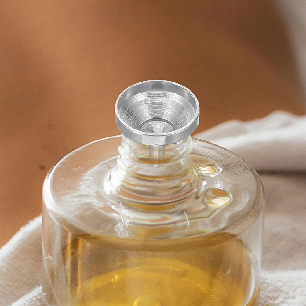 

1Set Mini Stainless Steel Funnels Tiny Metal Funnels for Perfume Bottle Filling Refill Mini Funnel Set Tiny Funnel