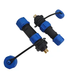 SP1310/1312 waterproof   connector plug and socket 2 3 4 5 7 9Pin IP68