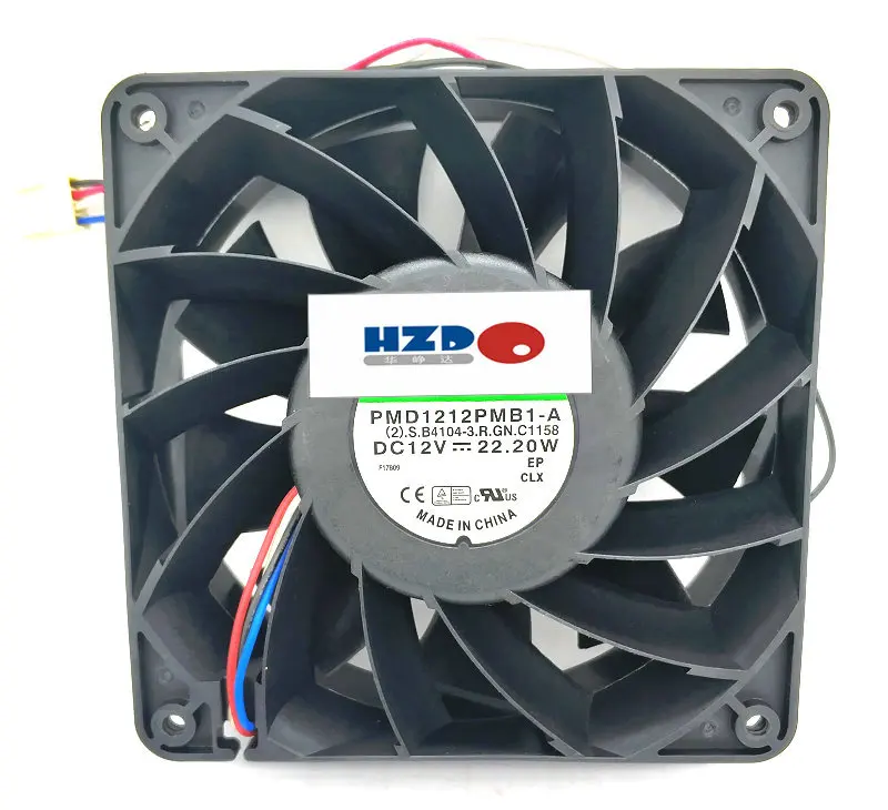 HZDO 12CM PMD1212PMB1-A R.GN 12038 DC12V 22.2W 4wire cooling fan