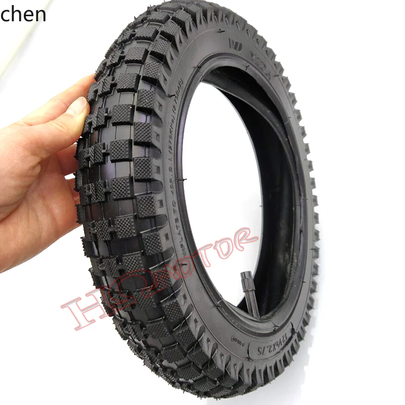 

QZT Mini Motorcycle Electric Vehicle Small Off-Road Vehicle Inflatable Tire 12 1/2x2.75 Inner and Outer Tube