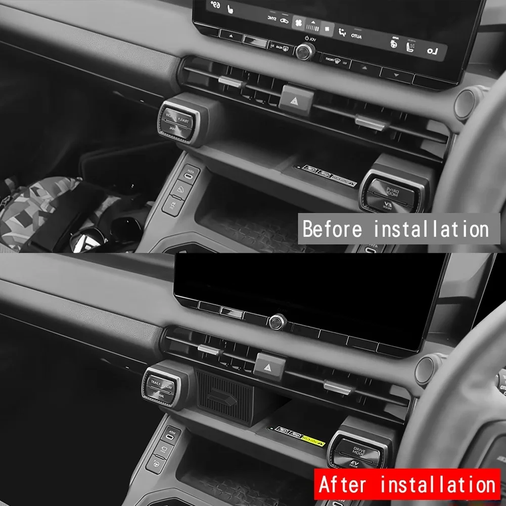 Silicone Wireless Charger Drawer for For TOYOTA RAV4 2026 and Later Right Hand Drive Car Center Console Storage Box