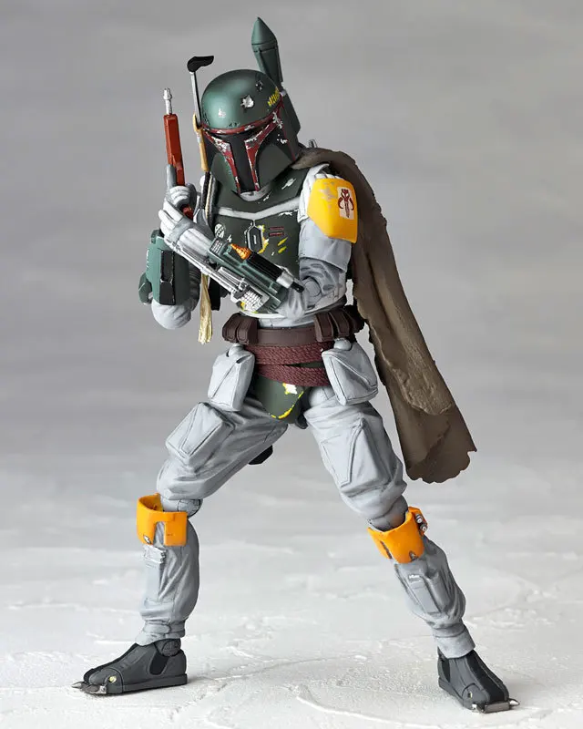 15cm Revoltech Boba Fet figurka ruchoma kolekcja Kaiyod Star Wars Mandaloria Model łowca nagród Alpha figurki zabawki