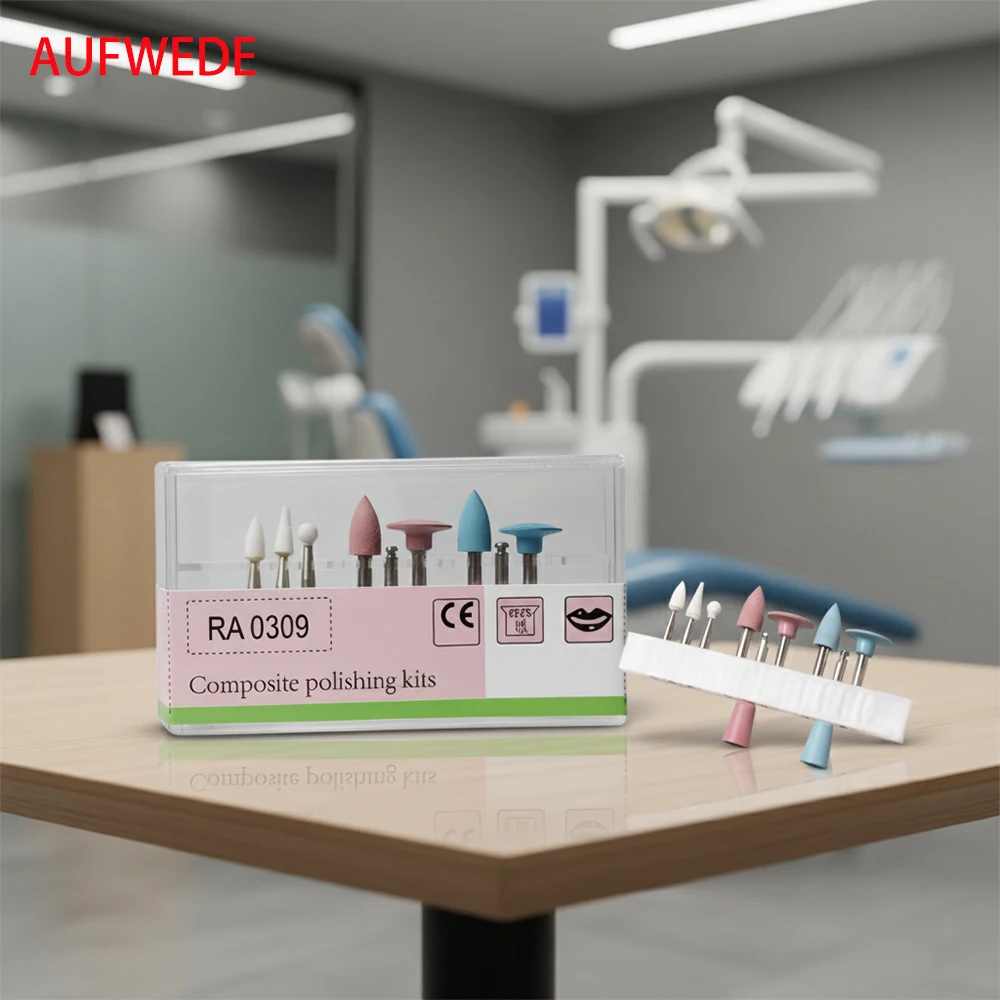 

RA0309 Dental Composite Polishing Kits Denspay Dental Resin Sanding Polishing Set for Low Speed Handpiece Contra Angle Dentist