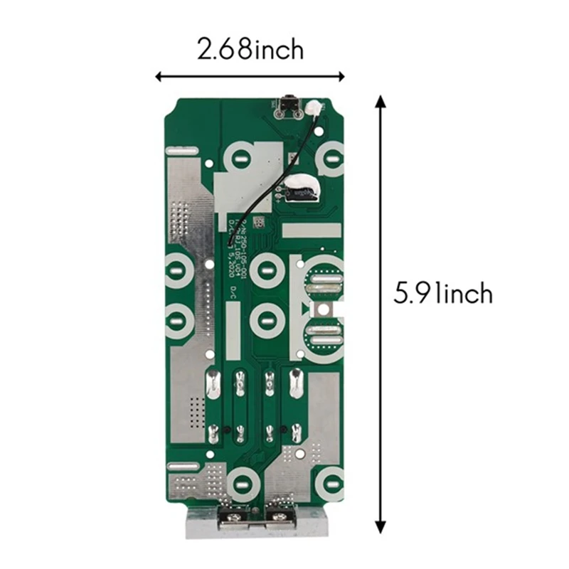 Печатная плата для зарядки литий-ионных аккумуляторов Ryobi 40 в OP4050A OP4015 OP4026 OP4030 OP4040, 2 шт.