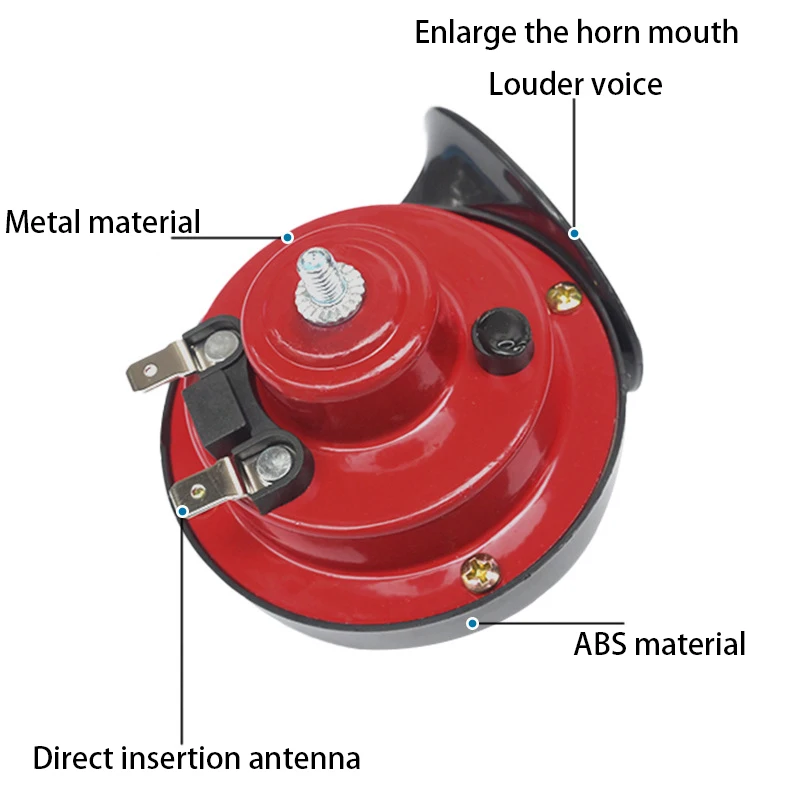 Modified Motorcycle 12V Snail Horn High-frequency Universal 300DB Horn Waterproof Car Electric Horn image 3