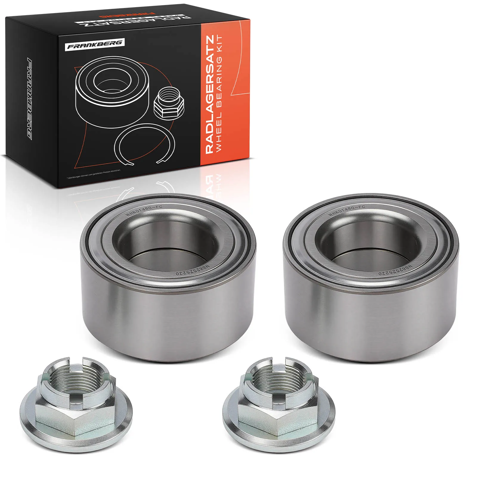 Frankberg 2x Radlager Radlagersatz Vorderachse Links Rechts für Ford Cougar EC Mondeo I GBP Mondeo II 1S7J-1K018-AA 30818024