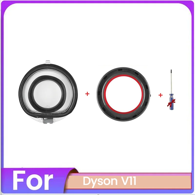 

TKOH-3 шт., уплотнение ведра для пыли и базовая крышка пылесборника для Dyson V11, аксессуары для пылесоса, запасные части