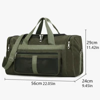 1 Large Capacity Luggage Storage Bag, Portable Travel Handbag, Shoulder or Crossbody, Fitness Bag 6