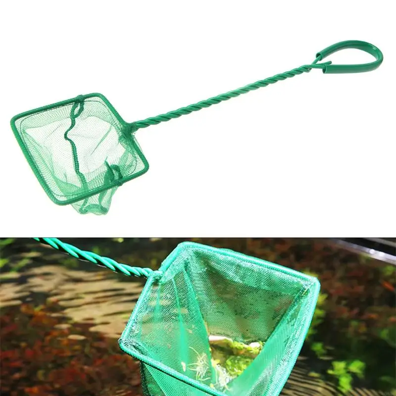 

Aquarium Fish Net Fine Mesh Skimmer Filter Quick Catching Net Safe for All Mini Fish & Shrimp 3 4 5 6 8 10 Inch Q5WC