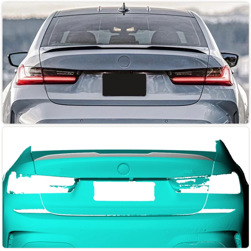 Prepreg Dry Carbon Rear Trunk Spoiler Wing for BMW 3Series G20 G28 G80 M3 320i 330i 2020-2022 Rear Boot Wing HighKick Spoiler