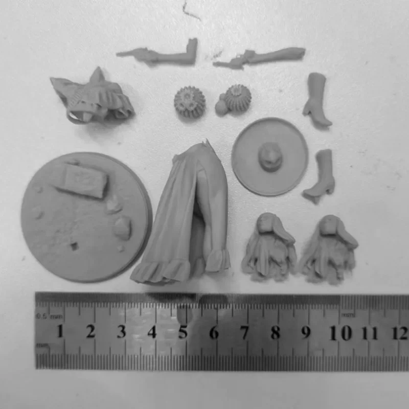1/24 75Mm Hars Figuur Geassembleerde Modelkit Hobby Miniatuur Cowgirl Daniela Beeldje Ongemonteerd En Ongeverfd 3D-printen