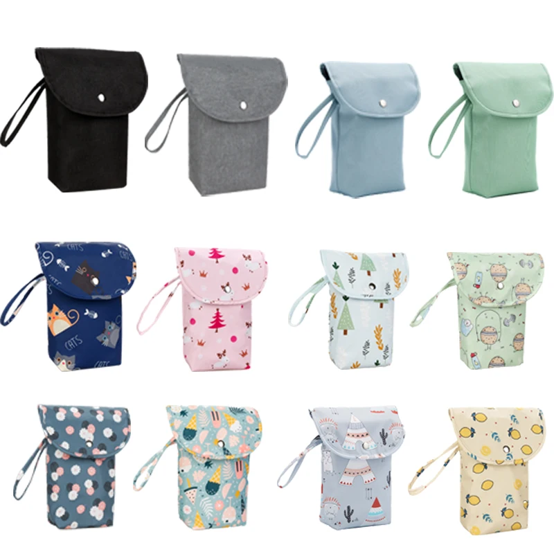 Baby Diaper Bag Waterproof Wet Dry Pack Mummy Storage Pouch Nappy Organizer Insert Tote Purse Travel Stroller Carry Bag