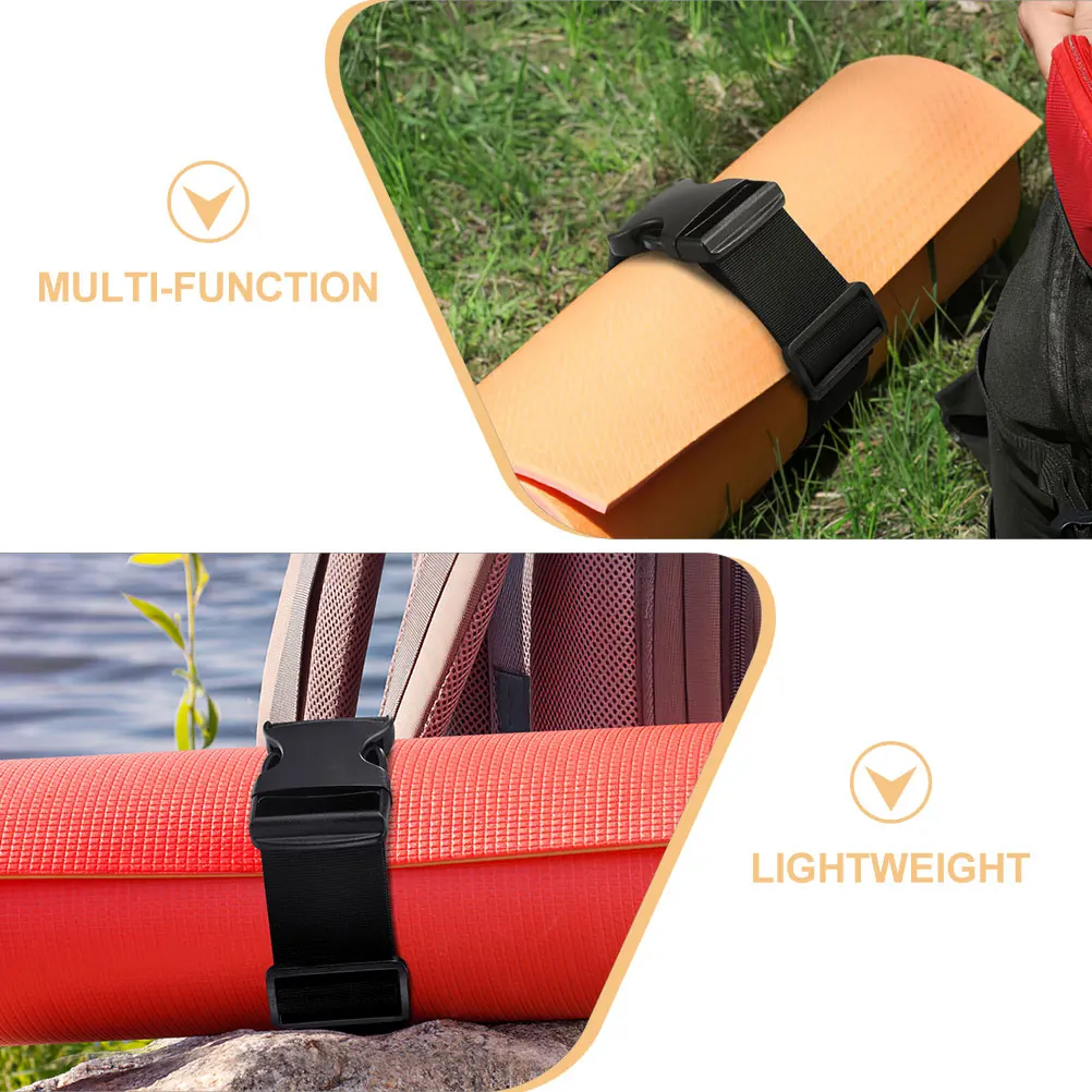 

2pcs Nylon Buckle Straps Adjustable Luggage Connector for Suitcases Heavy Duty Camping Hiking Gear Travel Supplies