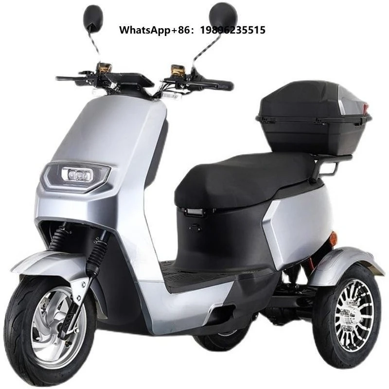 Factory Wholesale 3 Wheel Electric Bicycle Long Range 60V 20Ah Battery 1000W Electric Motorized Electric Tricycle for Adults