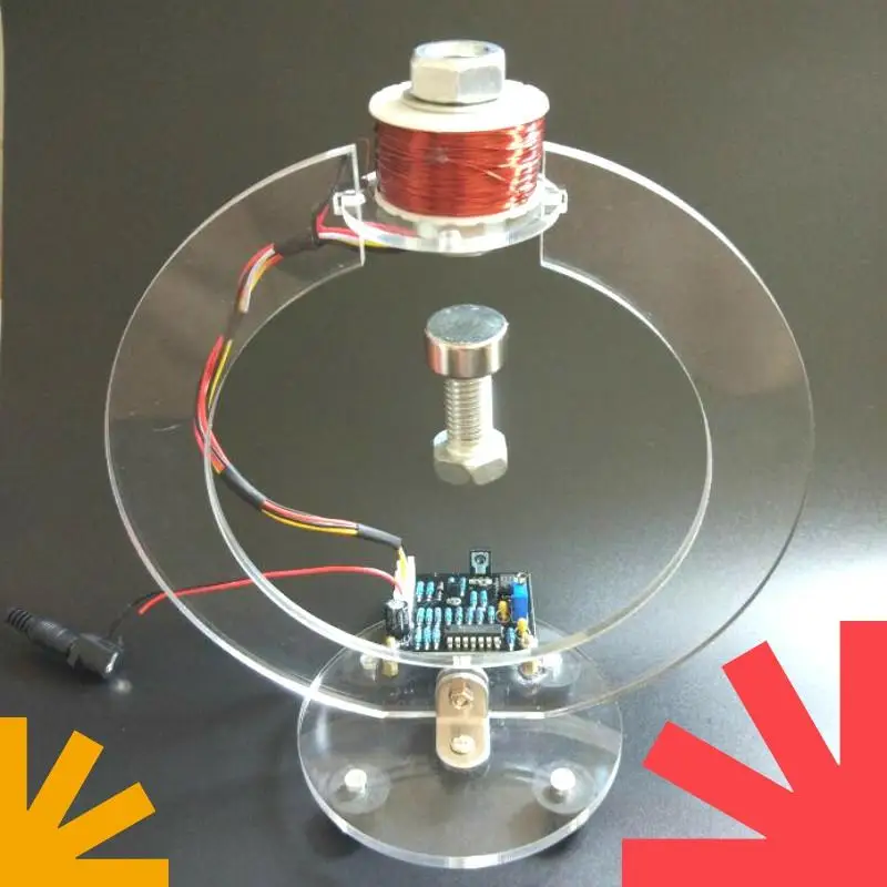 Pull Up The Magnetic Levitation Kit Electronic Diy Production Kit Students Learn Experimental Kit Creative Ornaments Gifts